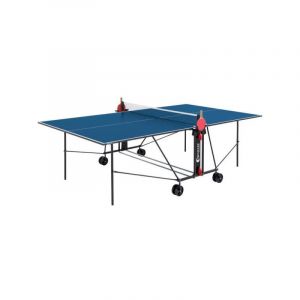 Sponeta - Table Tennis de Table - Table Ping Pong Compacte - Usage Intérieur - Bleu et noir
