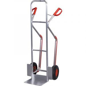 Diable alu 200 kg H 1300 mm roue gonflable 260x85 mm