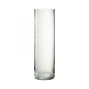 Paris Prix - Vase Design en Verre 'Vola' 50cm Transparent