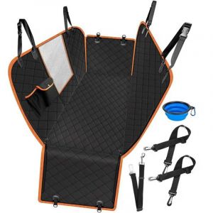 Animalerie Housse de Si&egrave;ge Arri&egrave;re pour Voitures Protection De Banquette Arri&egrave;re Imperm&eacute;able Hamac de voyage pour Chien Couverture