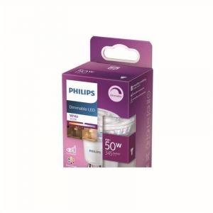 Philips - jamais utilisé] ampoule led Equivalent 50W GU10, Dimmable, Verre, Lot de 2