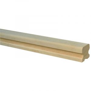 Main Courante Hêtre Moulurée Longueur 250 Cm