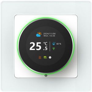 Thermostat de chaudi&egrave;re mural intelligent avec bouton WiFi 3A, application de minuterie &agrave; distance, interrupteur intelligent programmable