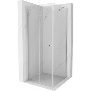 Mexen - Lima cabine de douche pliante 70 x 70 cm, transparent, chrom&eacute; - 856-070-070-01-00