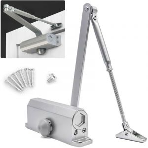 Ferme-porte Hydraulique Automatique avec Dispositif D'arr&ecirc;t Ultrixe Ferme Porte &agrave; Ressort R&eacute;glable, Tampon Ferm&eacute; usage Commercial et R&eacute;sidentiel