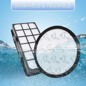 Filtres HEPA de remplacement compatibles avec les aspirateurs Rowenta Silence Force Cyclonic 4AAAA RO7611EA, RO7623EA, RO7634EA, RO7647EA, RO7663EA,