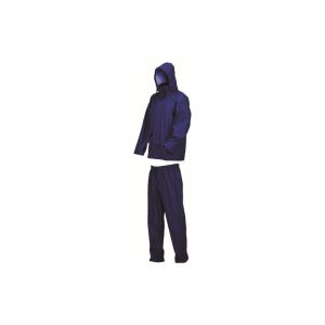 Starter - Veste imperme'able Lluvia et pantalon bleu taille m en polyure'thane-PVC-polyester