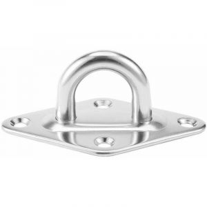 Pontet inox Sur Platine Losange 36x59mm (Lot de 5,M5)-LIAIKI