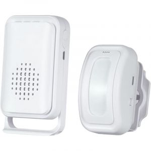 D&eacute;tecteur d'acc&egrave;s, d&eacute;tecteur de mouvement, alarme ext&eacute;rieure sans fil, capteur infrarouge, facile &agrave; installer, adapt&eacute; &agrave; l'entr&eacute;e du magasin