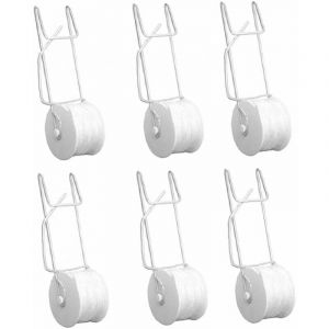 Crochet &agrave; Rouleaux de Plante, 6pcs Crochet de Tomate de Jardin r&eacute;sistant Robuste pour la Tomate, v&eacute;g&eacute;tale, Serre, Vigne Fleur Type Kit Plant Roller