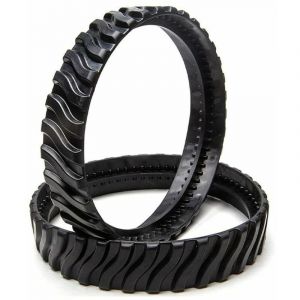 4 chenilles adaptables pour Zodiac MX6 MX8 MX9, pneus de Robot Nettoyeur Piscine Baracuda R0526100.. Debuns