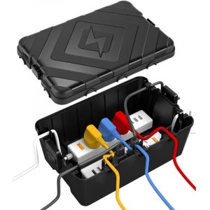 Bo&icirc;te &agrave; C&acirc;bles &Eacute;tanche IP55 Grande Taille, Boite Etanche Electrique Exterieur, Boitier de Protection &Eacute;lectrique Ext&eacute;rieur pour Rallonge, Multiprise,