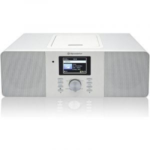 Roadstar - IR-540D+BTWH Micro-chaîne Radio Internet Wi-Fi et Numérique dab+/ fm, Lecteur CD-MP3 Bluetoot Blanc - Blanc