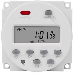 1pcs cn101a lcd commutateur de temps 12V 110V 220V relais de temps r&eacute;verb&egrave;re panneau d'affichage Power Timer (220V),de Debuns