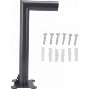 Kit de montage pour parabole Internet par satellite en alliage d'aluminium, support r&eacute;sistant pour poteau, pour toit et mur