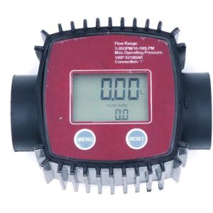 D&eacute;bitm&egrave;tre num&eacute;rique de turbine d&eacute;bitm&egrave;tre &eacute;lectronique manom&egrave;tre de pression 2,5 cm entr&eacute;e/sortie filetage int&eacute;rieur pour eau liquide, diesel