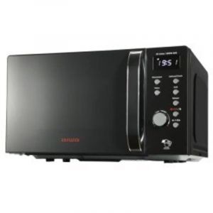 Aiwa AMW-202DG/BK, Micro-ondes Digital avec gril, 20L, 700W, verrouillage de s&eacute;curit&eacute;, plat de 25,5CM, grille de gril en acier inoxydable, cuisson