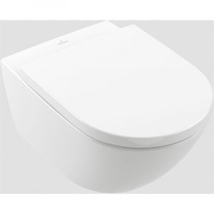 Combi Pack WC suspendu sans bride SUBWAY 3.0 Twist Flush - Blanc- Sortie horizontale