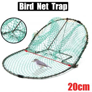 SJLERST Oiseau, Pigeon, Caille Piège à Oiseaux de Chasse sans cruauté avec Instructions d'installation du piège 20cm