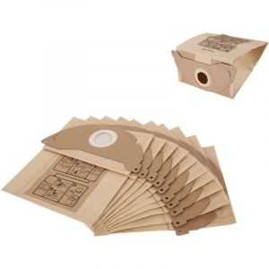 Ikodm - Sacs à poussière pour aspirateur, 10 pièces/ensemble, sacs à poussière en papier de remplacement pour aspirateur vertical Karcher A2000 A2003