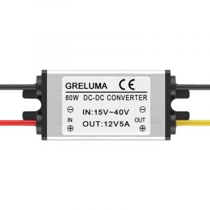 1Pc DC 24v à 12v Convertisseur Abaisseur Réducteur Régulateur 5A 60W Adaptateur d'alimentation pour Système Solaire De Véhicule De Camion De Voiture