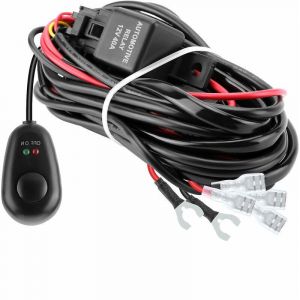 Phare de Travail LED 12V 300W C&acirc;blage &agrave; barres led Projecteur LED Voiture 12v Etanche IP67 Spot Flood Feux Antibrouillard LED 27,000lm Feux de