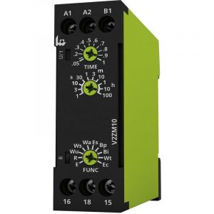 Tele - 125100 V2ZM10 12-240V ac/dc Relais temporisé multifonction 1 pc(s) Plage temporelle: 0.05 s - 100 h 1 inverseur (rt) C78450