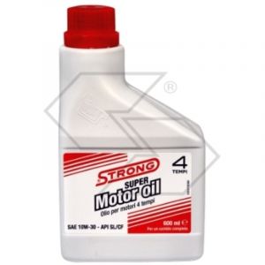 Strong - Huile moteur SAE-10W/30 600ml moteurs 4 temps tondeuse à gazon vidange d'huile
