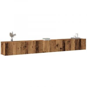 Vidaxl - Ensemble de meuble tv mural 3 pcs vieux bois bois d'ing&eacute;nierie