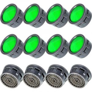 12 Pi&egrave;ces A&eacute;rateurs de Robinet A&eacute;rateurs de Robinet d&rsquo;Eau Limiteur de D&eacute;bit de Robinet Insert de Pi&egrave;ces De Rechange A&eacute;rateurs pour Salle de Bain ou
