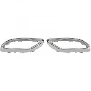 Couvercle d'embout d'&eacute;chappement chrom&eacute; brillant, garniture de remplacement pour mercedes-benz A B C E GLC classe cls W177 W247 W205 W213 X253 C257