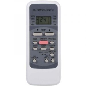 KZQ - Télécommande de climatiseur remplacement universel pour Midea R51 R51/E R51/CE R51M/CE R51D/E R51M/BGE R51M/BGE/Toshiba Electrolux Conia