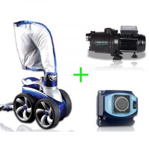 Robot piscine hydraulique Polaris 3900S avec surpresseur 1,5CV tri + coffret électrique