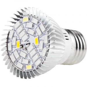 LED &eacute;l&egrave;vent des plantes d'int&eacute;rieur l&eacute;g&egrave;res, ampoule de culture hydroponique &agrave; spectre complet GU10 culture int&eacute;rieure &eacute;quivalente lumi&egrave;re