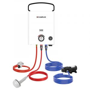 First Série Chauffe-eau à Gaz 5L/min, Chauffe-eau instantanés au gaz propane/butane écran led - F5 Pro - Butane (28-30 mbar)/ Propane (37 mbar)