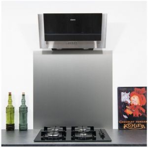 Alucouleur - Cr&eacute;dence Alu Anodis&eacute; Bross&eacute; h 25 cm x l 110 cm de 1,5 mm