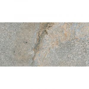 Eiffel Art Construction - Carrelage ext&eacute;rieur antid&eacute;rapant effet pierre naturelle 30x60 cm bali Grafito (vendu par boite de 1.26m2)