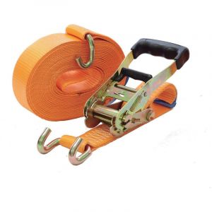 Finish - Sangle d'arrimage &agrave; crochets bord de rive &eacute;cart&eacute;s 5T orange 9m x 50mm - murtra - NP5000/63-9