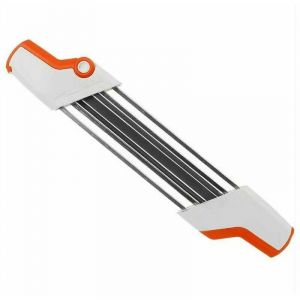 Porte-lime 2 en 1 pour chane de trononneuse 3/8quot p 4,0 mm Affteur de chane trononneuse Mini lime à meuleuse électrique portable