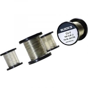 BLOCK Fil de cuivre Ø extérieur (sans vernis isolant): 1 mm 11 m 0.10 kg