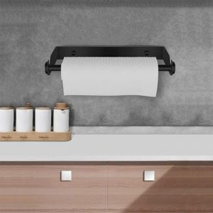 [JAMAIS UTILIS&Eacute;] Porte-rouleau de papier essuie-tout sans per&ccedil;age, porte-essuie-tout mural, porte-essuie-tout en acier inoxydable, distributeur de