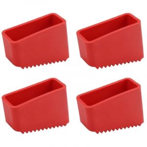 4Pcs Couvre-Pieds D'&eacute;chelle, 50x20 mm Patin Echelle en Caoutchouc Embout Escabeau Coussin de Protection, Pied Escabeau pour les &Eacute;chelles Pliantes des