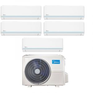 Penta Split r&egrave;versible Climatiseur S&eacute;rie evolution 9+9+9+9 avec M5OE-42HFN8-Q R-32 Wi-Fi en option 9000+9000+9000+9000 - Midea