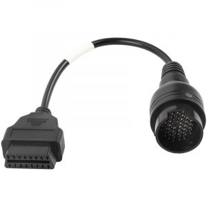 Jeffergarden obd2 iveco,Obd2 Iveco,Adaptateur Obd Iveco,38 Pin To 16 Pin Cable,Obd2 Adapter Cable,38 Pin To 16 Pin Obd2 Adapter Connector Diagnoic