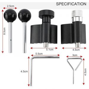 Kit Calage Distribution Diesel, Outil Calage Distribution de Soupape Blocage du Vilebrequin, Pige Calage Distribution pour Audi VW VAG Seat Skoda 1.2