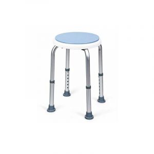 Tabouret de douche pivotant &agrave; 360&deg;, Tabouret de Douche r&eacute;glable en Hauteur pour la Douche, Chaise de bain de banc de douche, Charge maximale : 136 kg