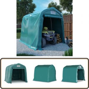 Tente de garage pvc 2,4x2,4 m Vert - Tents De Garage - Abri Voiture - Stockage Exterieur - Protection Contre Les Intempéries - Abri Pvc