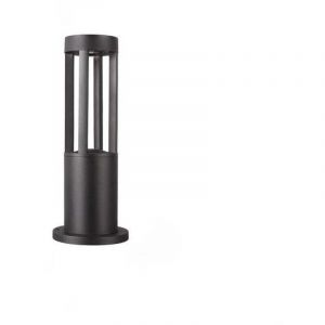 &eacute;clairage ext&eacute;rieur lampe de socle avec d&eacute;tecteur de mouvement , borne lumineuse pour jardin et terrasse , Aluminium noir , IP65 , H 40 cm , E27