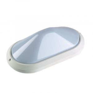 Aric - ovo 330 - Hublot Ext. IP65 IK10, ovale, blanc, E27 75W max., lpe non incl.