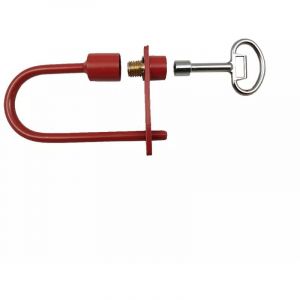 Ultra Secure - Cadenas pompier polyvalent (9mm/11mm) avec clé (9mm) fournie - serrure triangle accès pompiers & edf en acier résistant